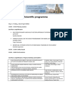 Scientific Programme EQOL2016