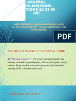 General Explanations S. 22-33 IPC