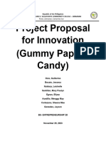 Project Proposal For Innovation 1