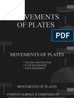 Movements of Plates