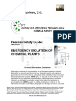 Emergency Isolation of Chemical Plants