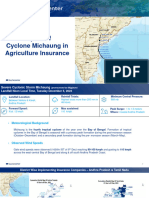 Impact of Cyclone Michaung in Agriculture Insurance