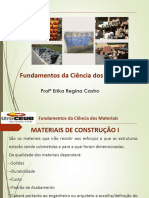 Aula 1 Fundamentos Da Ciência Dos Materiais