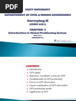 CHAPTER-5 Introduction To GPS Surveying