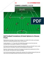 9v9 Formation