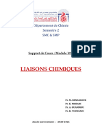 Cours Liaisons Chimiques (2020 - 2021) - Pr. Tounsadi)