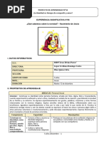 5 Años - Actividad Del 12 de Diciembre