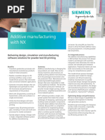 Additive Manufacturing With NX