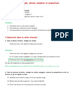 G11 Phrase Simple Phrase Complexe Et Propositions 1