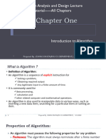 Algorithm Analysis All Chapters