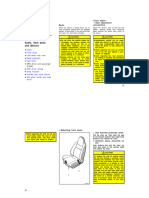 Toyota Tercel 1998 Repair Manual..Seats, Seat Belts and Mirrors