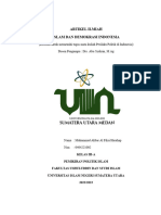 Artikel Ilmiah Perilaku Politik Indonesia Akbar Harahap