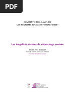 Inégalités Sociales de Décrochage Scolaire