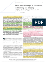 On The Opportunities and Challenges in Microwave Medical Sensing and Imaging