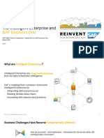 Intelligent Enterprise and SAP Business One