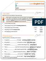 Grammar Practice Going To Plans Worksheet Answers