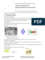 Práctica de Laboratorio 01 Estudio de Circuitos Magnéticos Y Sus Aplicaciones 1. Objetivos