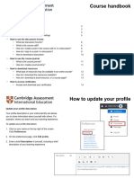 Cambridge Course - Handbook (Guides)