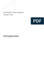 Informatica Mass Ingestion October 2023