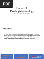 Lecture 3 Psychopharmacology