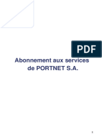 Abonnement Service PORTNET S.A