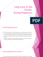 Nursing Care of The Family During Pregnancy 2015