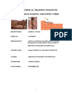 Fanuel Kimeli BRICK MAKING BUSINESS PLAN