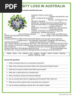Environment - Biodiversity Loss in Australia
