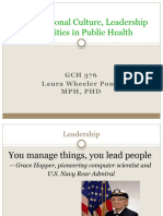 2 Organizational Culture, Leadership & Politics BB-1