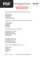 Digital Documentation - MCQ Questions - Set5