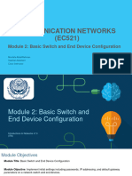 Basic Switch and End Device Configuration