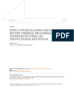 Effect of Oscillating and Static Retort Thermal Processing Techno