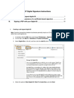 Instructions For Applying A Digital Signature in Adobe Acrobat Reader DC