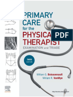 BOISSONNAULT W. G. VANWYE W. R. (2020) - Primary Care For The Physical Therapist Examination and Triage. Elsevier Health Sciences