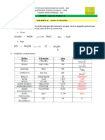 Acidez e Basicidade GABARITO