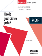 Droit Judiciaire Privé - 6e Édition