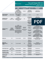 WA Minerals Fees & Charges - 2023