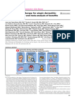 Allergen Immunotherapy For Atopic Dermatitis Syst