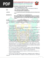 Informe N°306 - Estado Situacional de Liquidaciòn de Contrato de Obra