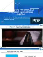 Semana 06. Normalidad y Anormalidad Psicologica Ii
