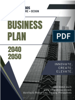 Startup Business Plan in Dark Green Lime Green Friendly Dynamic Style