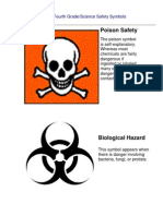 Fourth Grade Science Safety Symbols