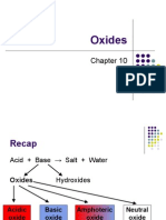 CH 10 Oxides