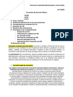 Concesion Del SP y Teoria Del Nuevo Servicio Publico.