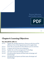 Process Selection and Facility Layout