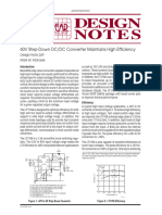 60V Step-Down DC/DC Converter Maintains High Effi Ciency: Design Note 269 Mark W. Marosek