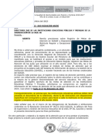 Ofic. Múlt. #0123-2023-Asgese - Metas y Atencion en Siagie y Disp Sobre Matricula Regular y Excep para 2024-Exp. #90030-2023