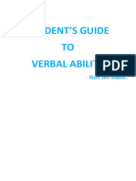 Student's Guide To Verbal Ability