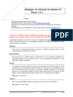 Guide Methodologique de Redaction de Memoire de Master 1 Et 2 - May 2013