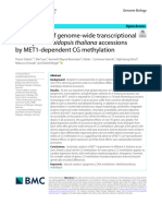 Canalization of Gwide Transcriptional